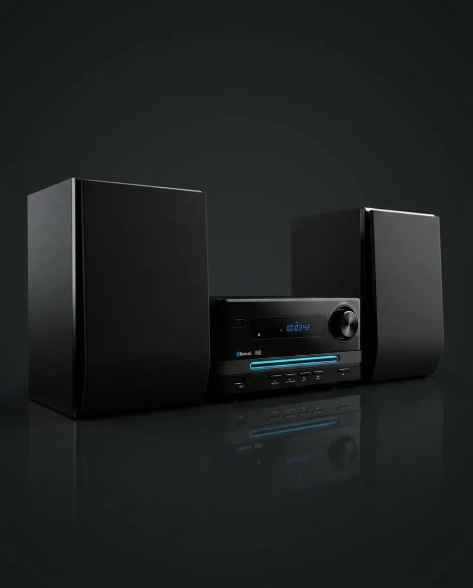 YE-MS106A — micro hi-fi system, CD and Bluetooth with bookshelf speakers