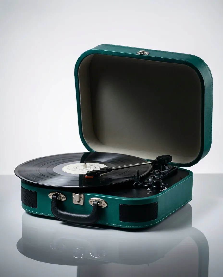 YE-TT45 — Suitcase Turntable · USB Record