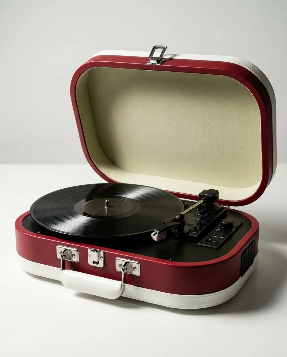 YE-TT47 — Suitcase Turntable · USB / SD