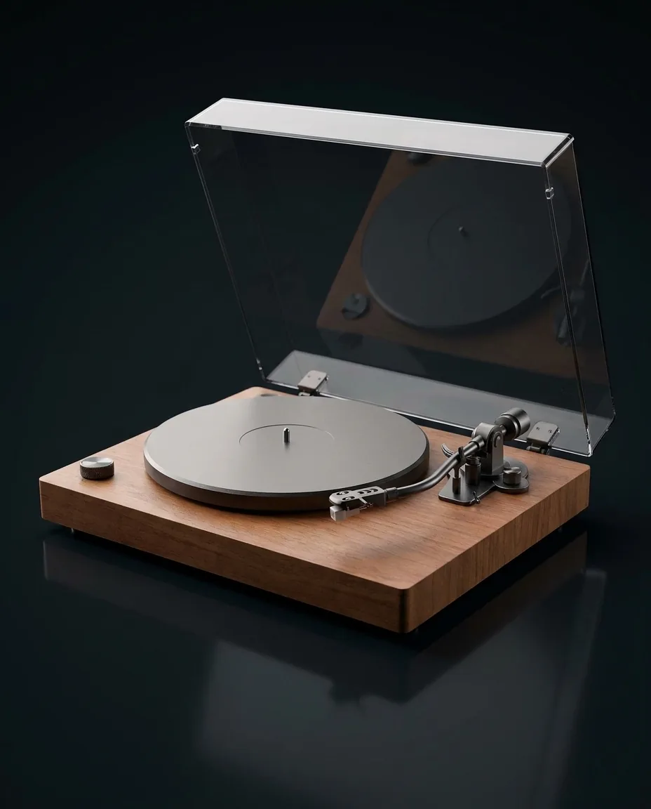 YE-TT63B — Hi-Fi Turntable · Detachable Headshell